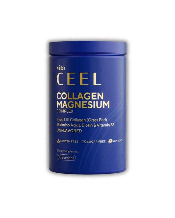 مکمل کلاژن پپتید Vita Ceel Type I-III با منیزیم و ویتامین B6 و پروبیوتیک