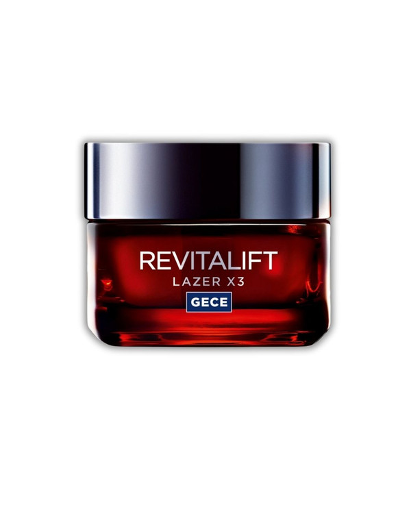 کرم شب ضدچروک و بازسازی پوست لورآل Revitalift Laser X3
