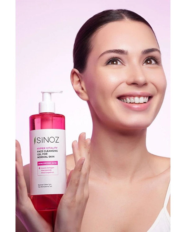 ژل شستشوی صورت مناسب پوست نرمال Sinoz | سینوز – حجم 400 میل
