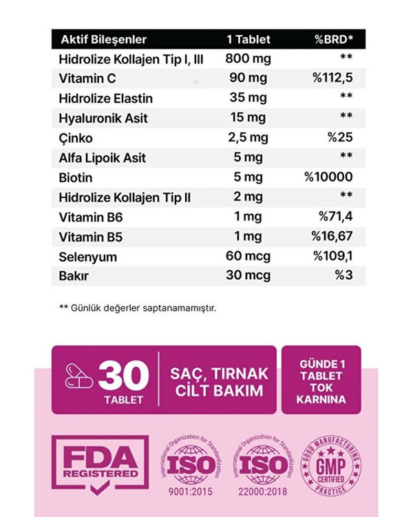 مکمل بیوتی میکس کلاژن آنوسین | Anocin ــ ترکیب کامل کلاژن نوع ۱، ۲، ۳ با بیوتین، زینک و هیالورونیک اسید