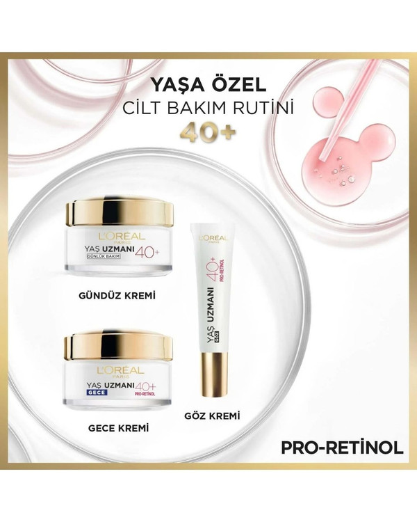 کرم روز سفت کننده (لیفتینگ) و ضد چروک LOréal | لورآل پاریس Age Expert 40+