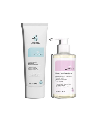 ست شوینده و آبرسان ویویفای | WIWIFY _ مرطوب کننده 24 ساعته + ژل شستشوی صورت