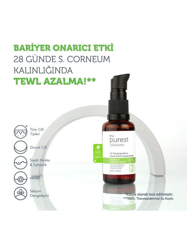 سرم نیاسینامید ۱۰٪ + پروویتامین B5 پیورست | The Purest Solutions ـ درمان منافذ ، لک ، آکنه و تقویت سددفاعی پوست