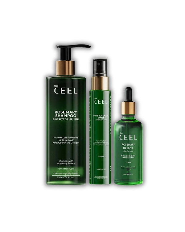 پک ضدریزش تخصصی رزماری و بیوتین د سیل | The Ceel - درمان ریزش مو هورمونی ، DHT بلاکر ، اقزایش رشد و ضخامت مو