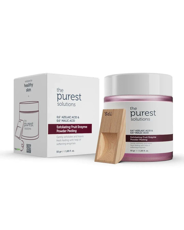 پودر لایهبردار و روشنکننده آنزیمی پیورست | The Purest Solutions ـ روشن کننده قوی ، ضدجوش سرسیاه