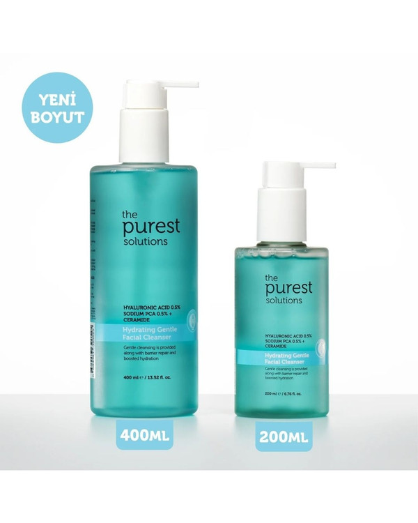 ژل شستشوی صورت پیورست | The Purest Solutions حاوی هیالورونیک اسید ـ ترمیمکننده سد دفاعی و مرطوبکننده برای پوست خشک و مختلط