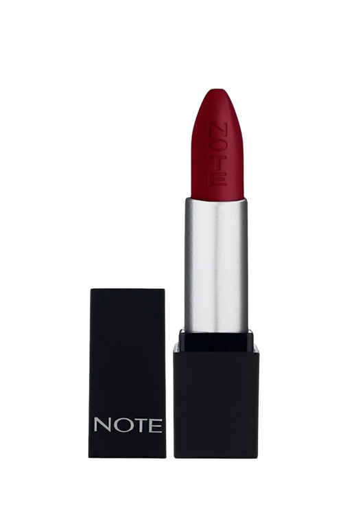 رژلب جامد Note Mattever نوت با ماندگاری بالا | رنگ 18 Heartbeat Red (نیمه مات قرمز-قهوهای)