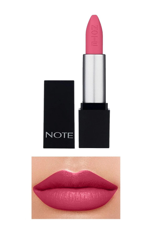 رژلب جامد Note Mattever نوت با ماندگاری بالا | رنگ 15 Favorite Pink (صورتی ملایم نیمه مات)