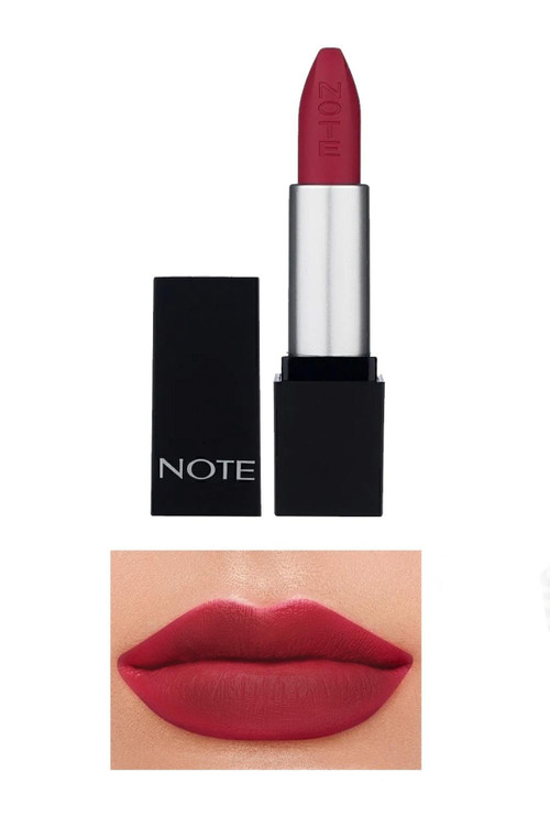 رژلب جامد Note Mattever نوت با ماندگاری بالا | رنگ 13 Strawberry Envie (صورتی شاداب نیمه مات)