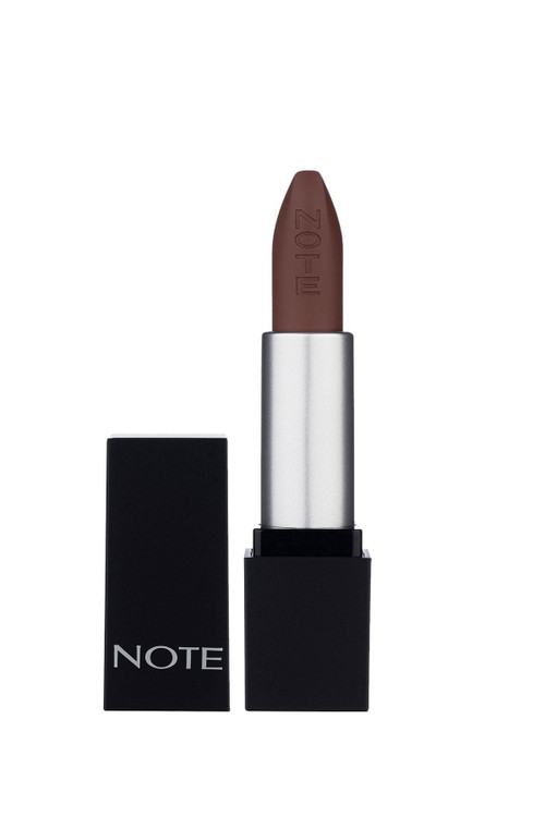 رژلب جامد Note Mattever نوت با ماندگاری بالا | رنگ 01 Chocolate Mood (قهوهای شکلاتی نیمه مات)