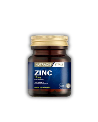 مکمل زینک (Zinc) نوترکسین | Nutraxin قرص 100 عددی
