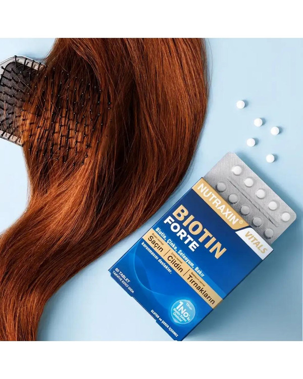 مکمل بیوتین 5000 نوترکسین | Nutraxin بیوتین + زینک، سلنیوم و مس