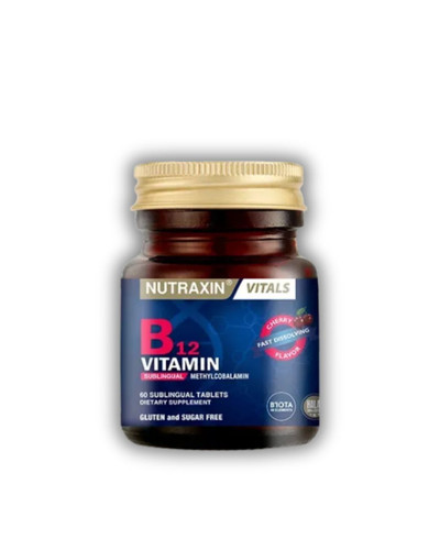 مکمل ویتامین B12 نوترکسین | Nutraxin | ۱۰۰۰ میکروگرم | رفع خستگی مفرط، ضعف حافظه و گزگز دست و پا ، افزایش انرژی و حافظه