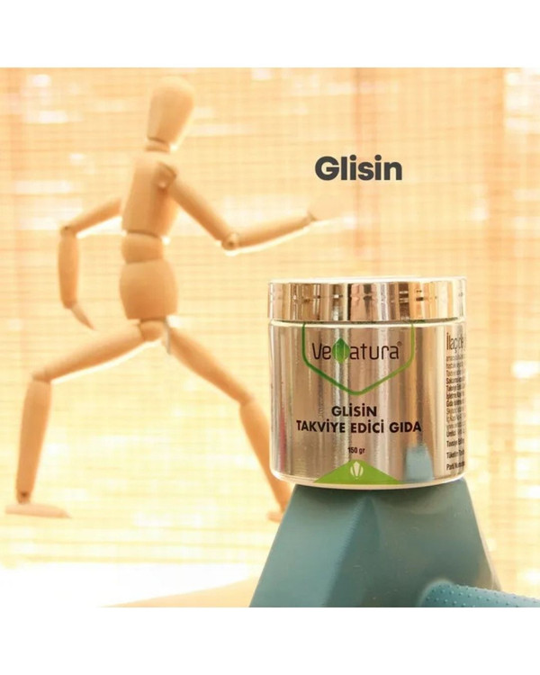 پودر گلیسین وناتورا | VeNatura ـ بهبود خواب و رفع مشکل بی خوابی ، آرامش ذهن, کاهش استرس, ریکاوری عضلات, تمرکز ذهنی ـ 150 گرمی