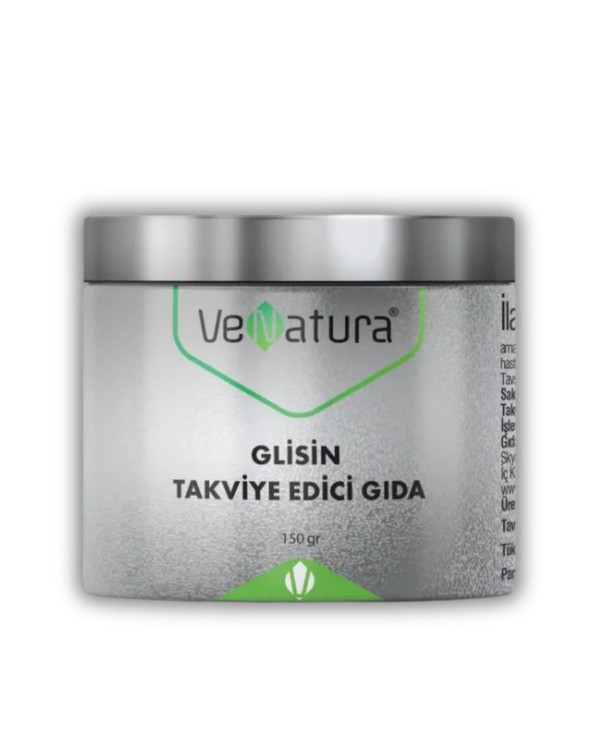 پودر گلیسین وناتورا | VeNatura ـ بهبود خواب و رفع مشکل بی خوابی ، آرامش ذهن, کاهش استرس, ریکاوری عضلات, تمرکز ذهنی ـ 150 گرمی