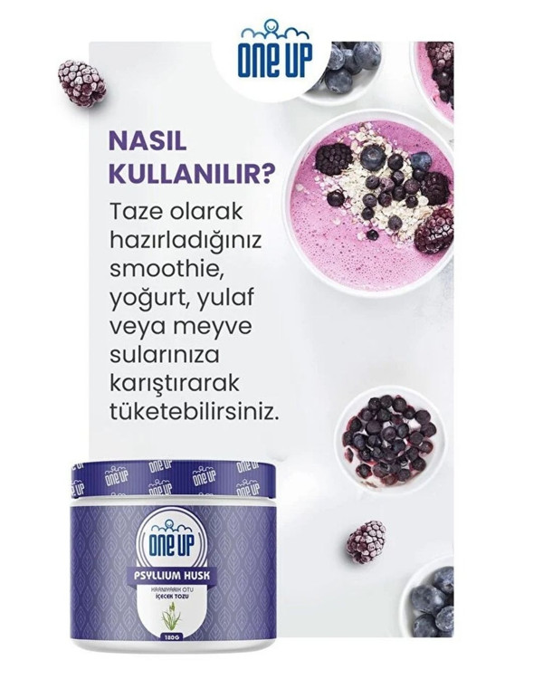 مکمل پودر اسفرزه (Psyllium Husk) وان آپ | One Up ـ فیبر محلول، سلامت گوارش، کنترل اشتها، رژیم کاهش وزن، وگان، بدون گلوتن