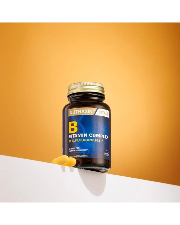 مکمل ب کمپلکس نوترکسین | Nutraxin | حاوی 10 نوع ویتامین ب ـ افزایش انرژی، کاهش خستگی و حمایت عصبی و متابولیک