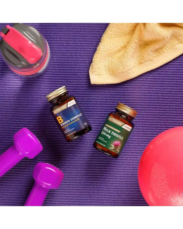 مکمل Milk Thistle (عصاره خارمریم) ۲۰۰ میلیگرم نوترکسین | Nutraxin ـ حمایت از کبد و کاهش آنزیمهای کبدی و کبدچرب