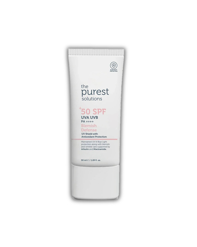 ضدآفتاب رنگی ضدلک SPF50 پیورست | The Purest Solutions درمان + پوشش در یک قدم