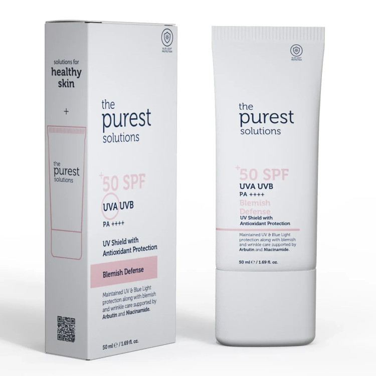 ضدآفتاب رنگی ضدلک SPF50 پیورست | The Purest Solutions - محافظت و یکنواختی رنگ پوست