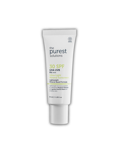 ضدآفتاب مینرال (معدنی) پیورست سولوشِنز | The Purest Solutions - سبک ، SPF30 ، مناسب انواع پوست و پوست حساس