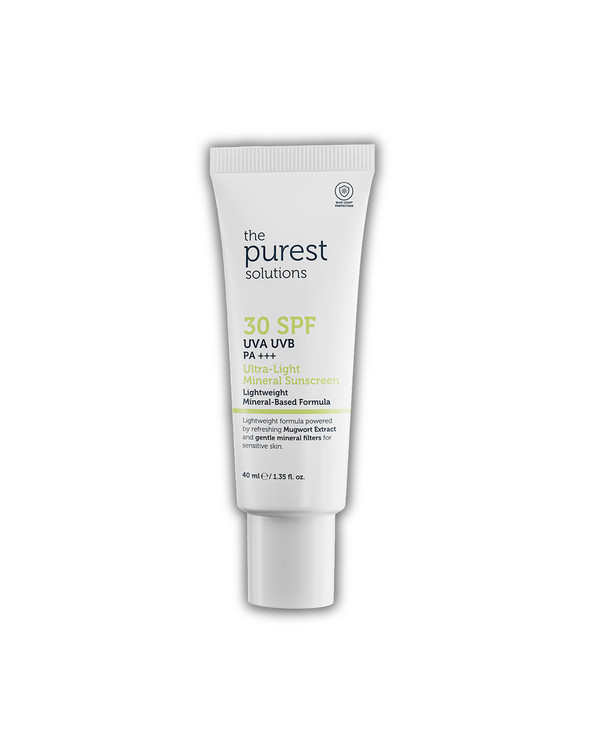 ضدآفتاب مینرال (معدنی) پیورست سولوشِنز | The Purest Solutions - سبک ، SPF30 ، مناسب انواع پوست و پوست حساس