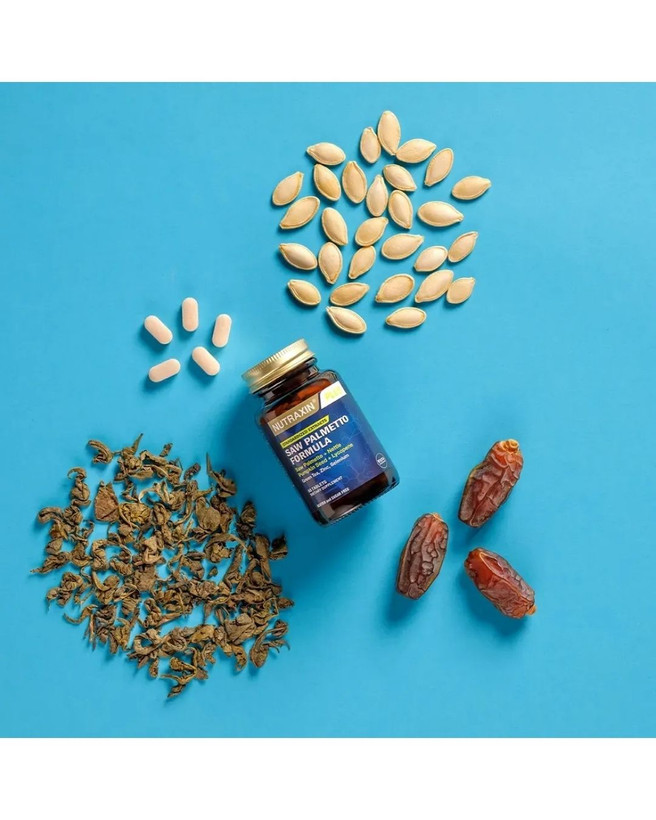 مکمل ساوپالمتو ( گیاه نخل اره ای ) نوتراکسین | NUTRAXIN - ضد ریزش موی هورمونی ، DHT بلاکر و تقویت ریشه مو