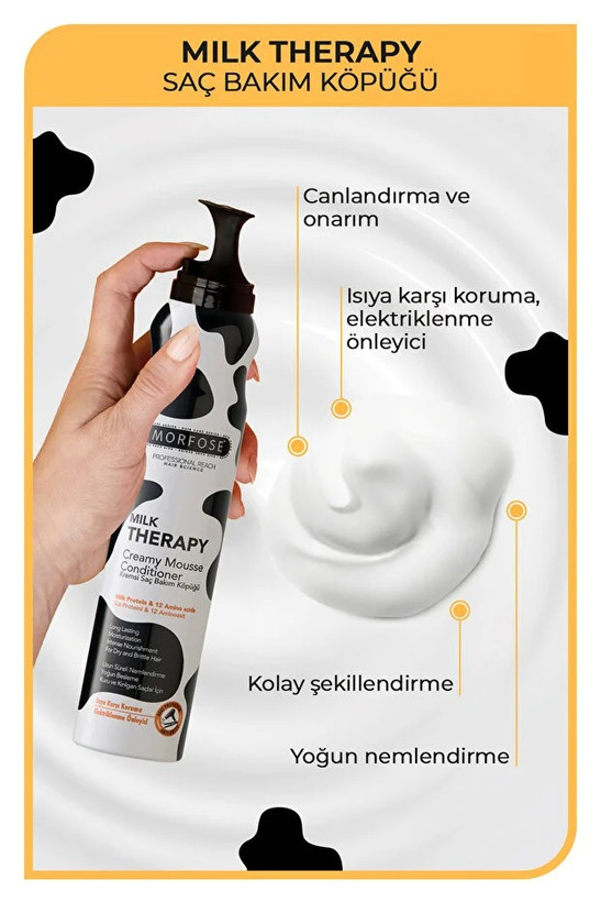 Morfose Milk Therapy Creamy Hair Mousse