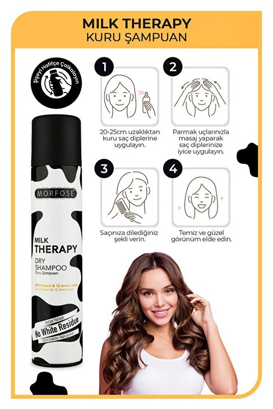 Morfose Biotin & Collagen Milk Therapy Dry Shampoo