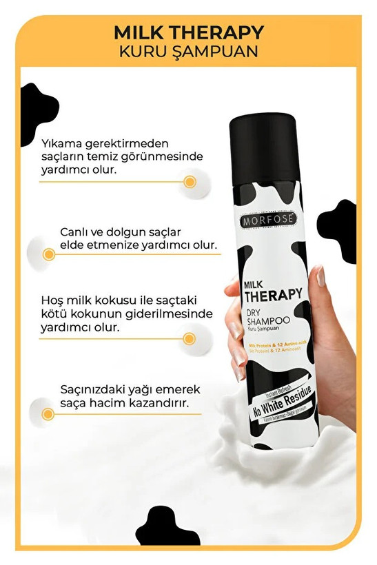 Morfose Biotin & Collagen Milk Therapy Dry Shampoo