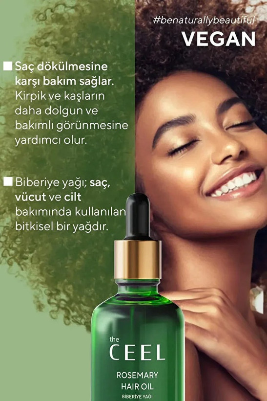 The Ceel Rosemary Hair Oil Complex Biotin, Castor Oil, Vitamin E 50 ml