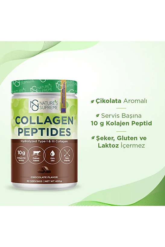 Nature's Supreme Collagen Peptides Powder 400 g