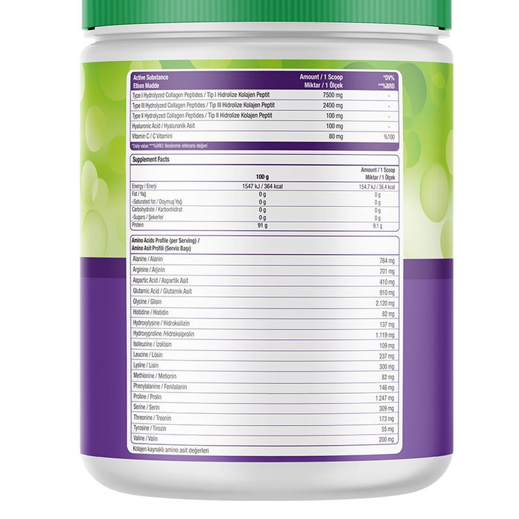 Natures Supreme Multi Collagen Powder 300 Gr Odorless