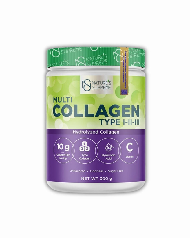 Natures Supreme Multi Collagen Powder 300 Gr Odorless